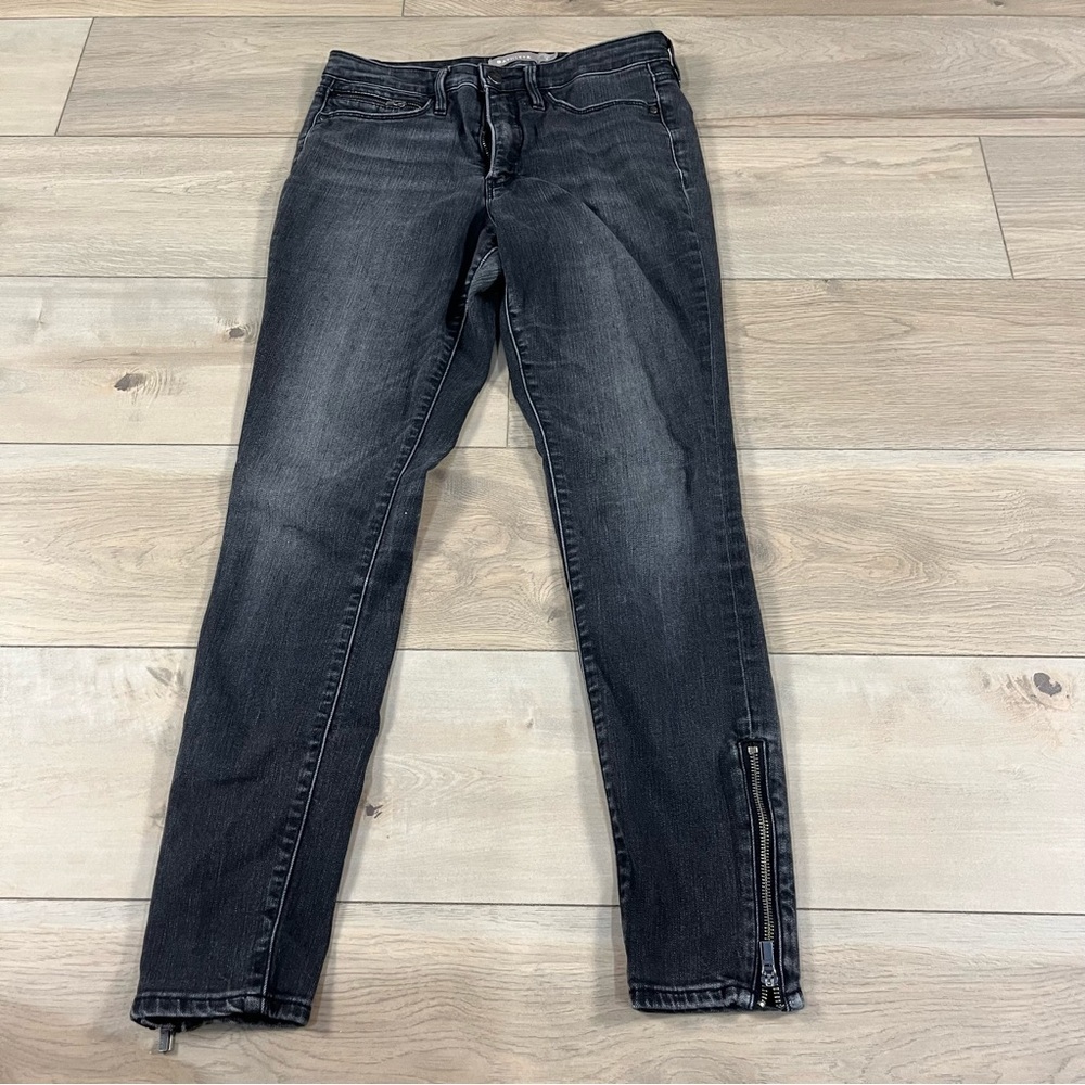 Athleta Women's Sculptek Black Ultra Skinny Jeans Carbon Wash - Picture 4 of 16